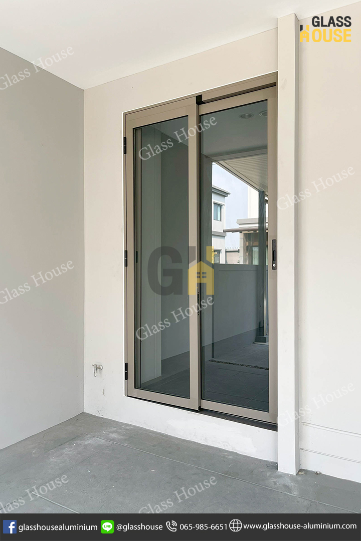 ประตู PC Door, pc door, บานเลื่อน, บานเลื่อนสวิง, ประตูบานพับ, ประตูบานเปิด, กั้นห้อง, กั้นแอร์, กั้นห้องกระจก, กั้นห้องอลูมิเนียม, ประตูบานเลื่อนซ้อน, ประตู 2 in 1, บาน 2 in 1