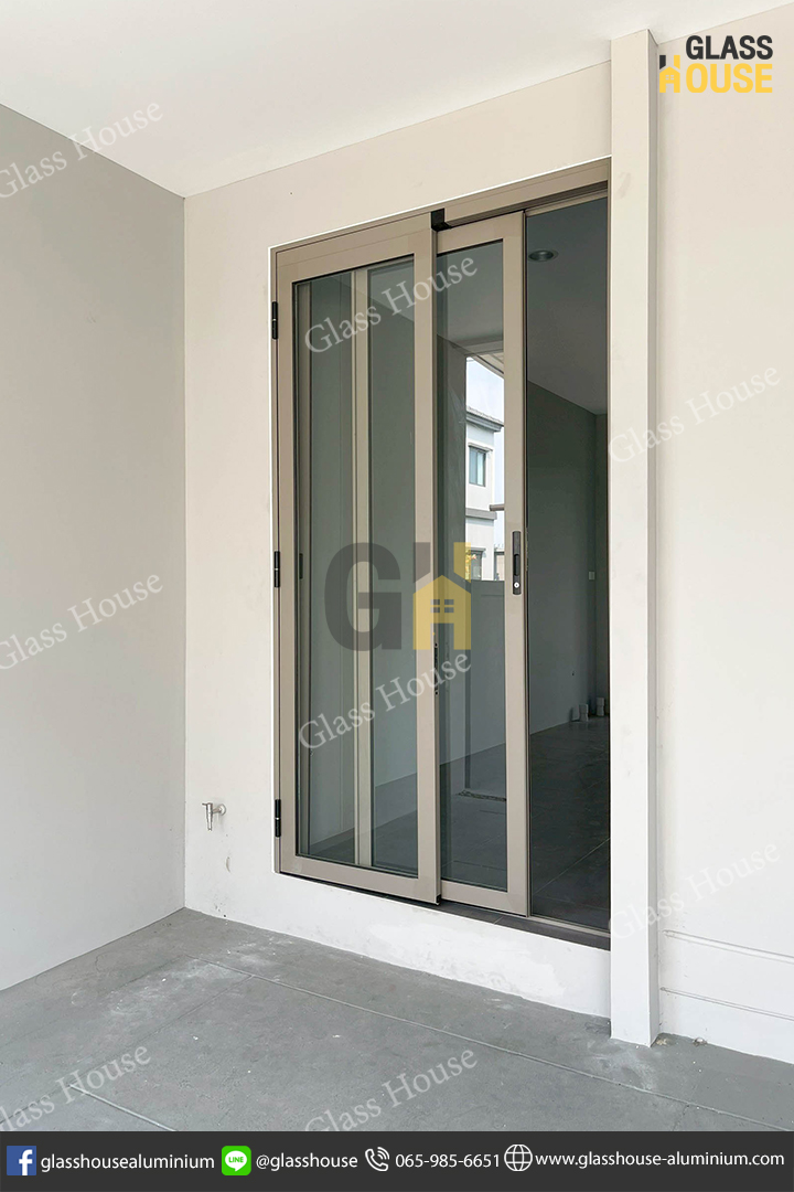 ประตู PC Door, pc door, บานเลื่อน, บานเลื่อนสวิง, ประตูบานพับ, ประตูบานเปิด, กั้นห้อง, กั้นแอร์, กั้นห้องกระจก, กั้นห้องอลูมิเนียม, ประตูบานเลื่อนซ้อน, ประตู 2 in 1, บาน 2 in 1