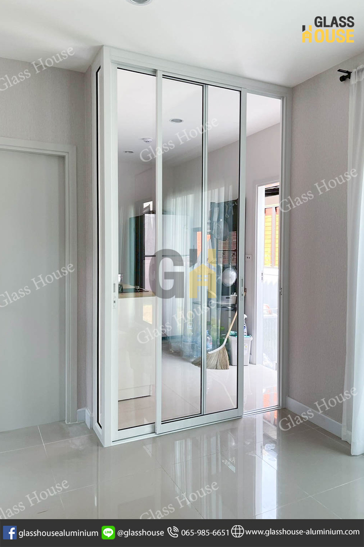 บานเลื่อน, บานเลื่อนสลับ, ประตูบานเลื่อน, บานเลื่อนพรีเมี่ยม, บานเลื่อนชุดพรีเมี่ยม, ประตูบานเลื่อนซ้อน, บานเลื่อนลายไม้, ประตูกั้นห้อง, กั้นห้องกระจก, กระจกกั้นห้อง, ประตูกระจก, ประตูอลูมิเนียม, กั้นห้อง, กั้นแอร์