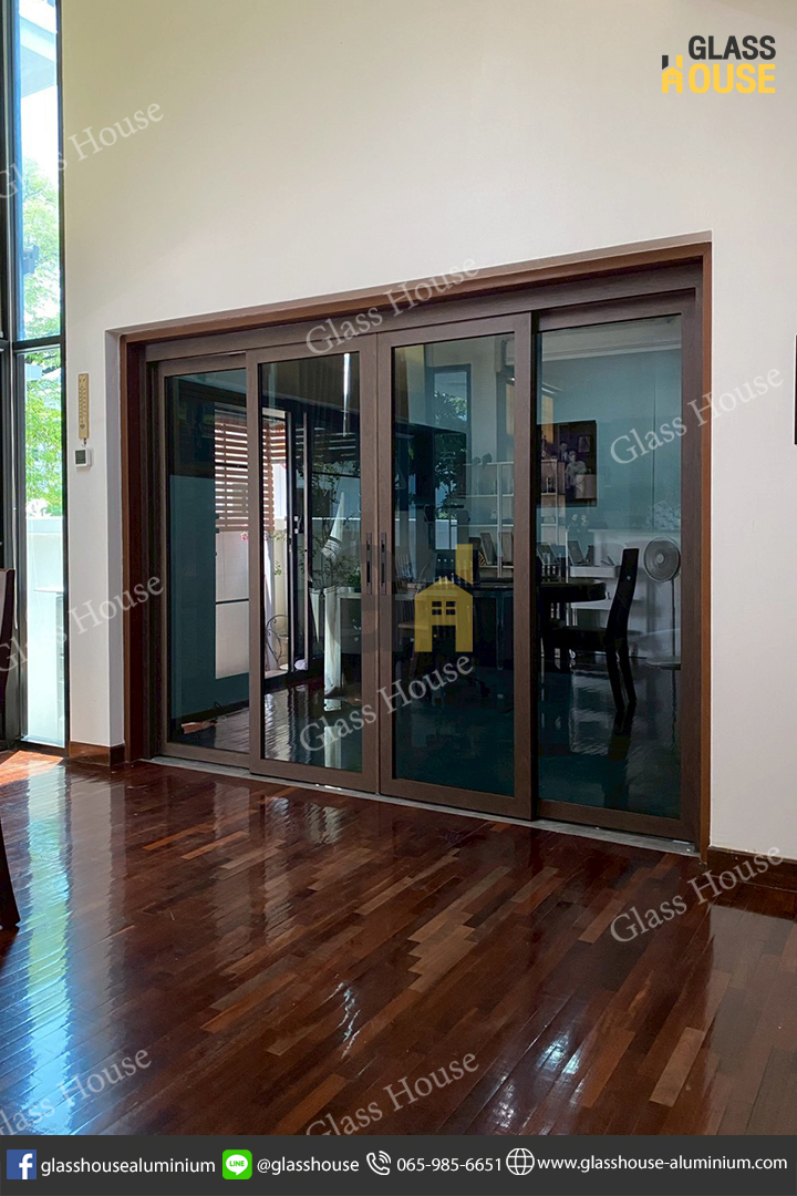 ประตู PC Door, pc door, บานเลื่อน, บานเลื่อนสวิง, ประตูบานพับ, ประตูบานเปิด, กั้นห้อง, กั้นแอร์, กั้นห้องกระจก, กั้นห้องอลูมิเนียม, ประตูบานเลื่อนซ้อน, ประตู 2 in 1, บาน 2 in 1